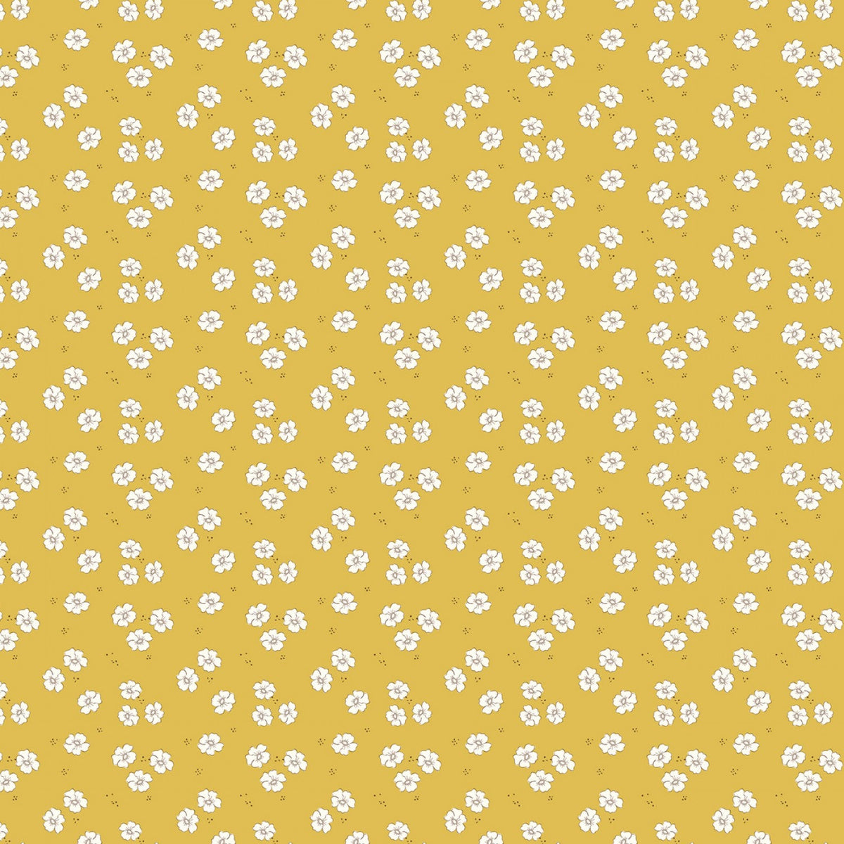 Riley Blake -  Bloomberry - Flower Bed - Yellow