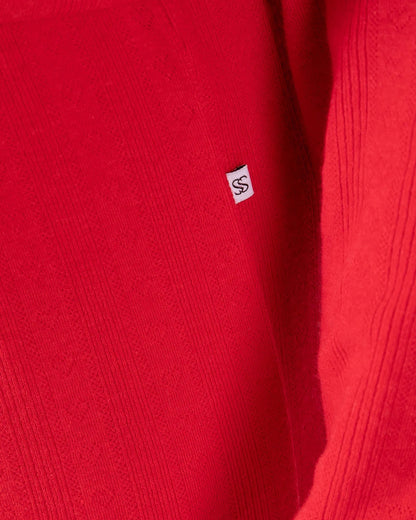 Ensemble de pyjama long deux pièces rouge