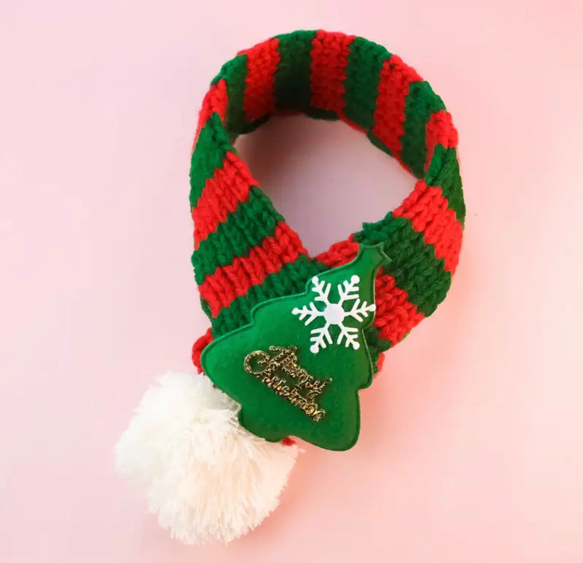 Écharpe de Noël pour chien Ho Ho Ho | Accessoire d'hiver de Noël