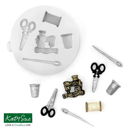 Miniature Sewing Set Silicone Mould