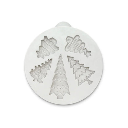 Moule en silicone Sapins de Noël miniatures