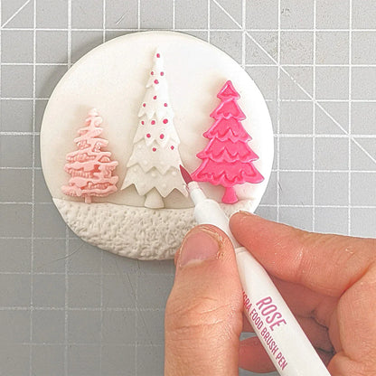 Moule en silicone Sapins de Noël miniatures