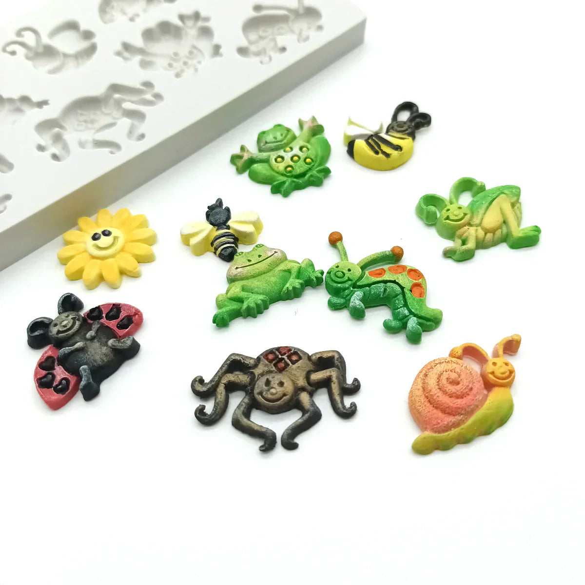 Moule en silicone petits insectes d'été