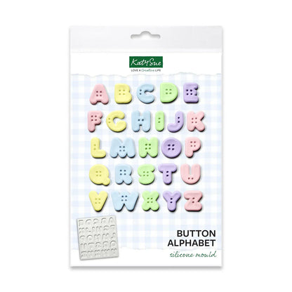 Moule en silicone Alphabet Boutons