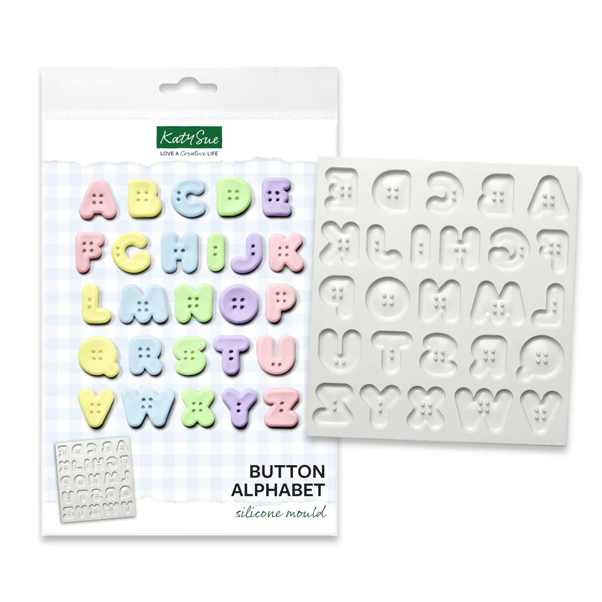 Moule en silicone Alphabet Boutons