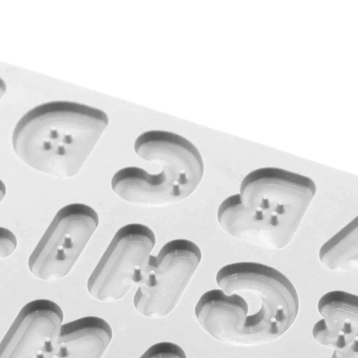 Moule en silicone Alphabet Boutons
