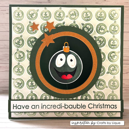 Vaessen Creative • Cutting and Embossing Dies Christmas Ornaments 15pcs