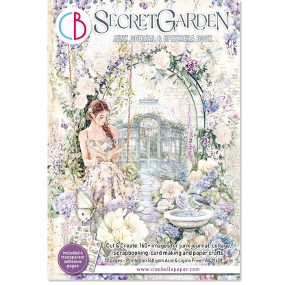Carnet de voyage et éphéméras Secret Garden A4 32 pièces/paquet
