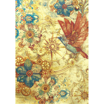 Deluxe Esprit de Voyage Paper Gold  A4 5/Pkg