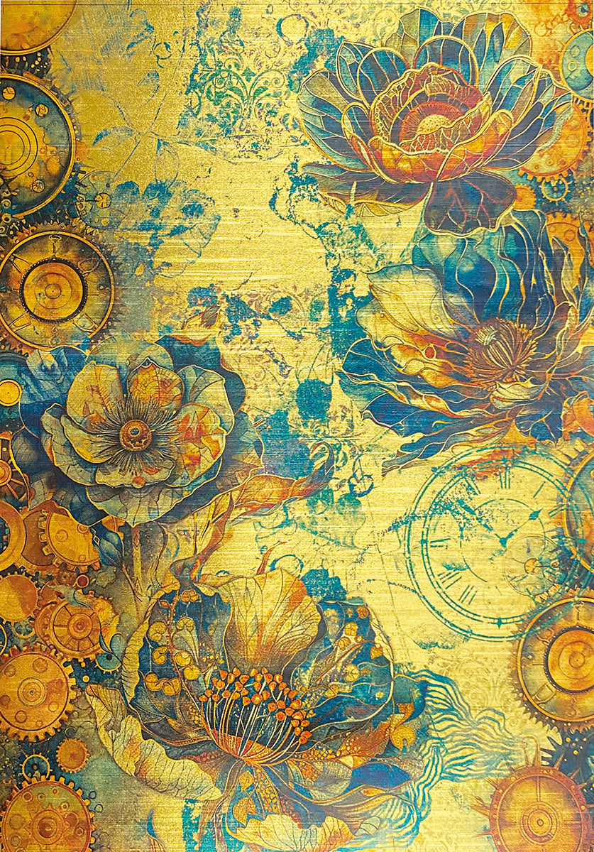 Papier Céleste Deluxe Or A4 5/Paquet