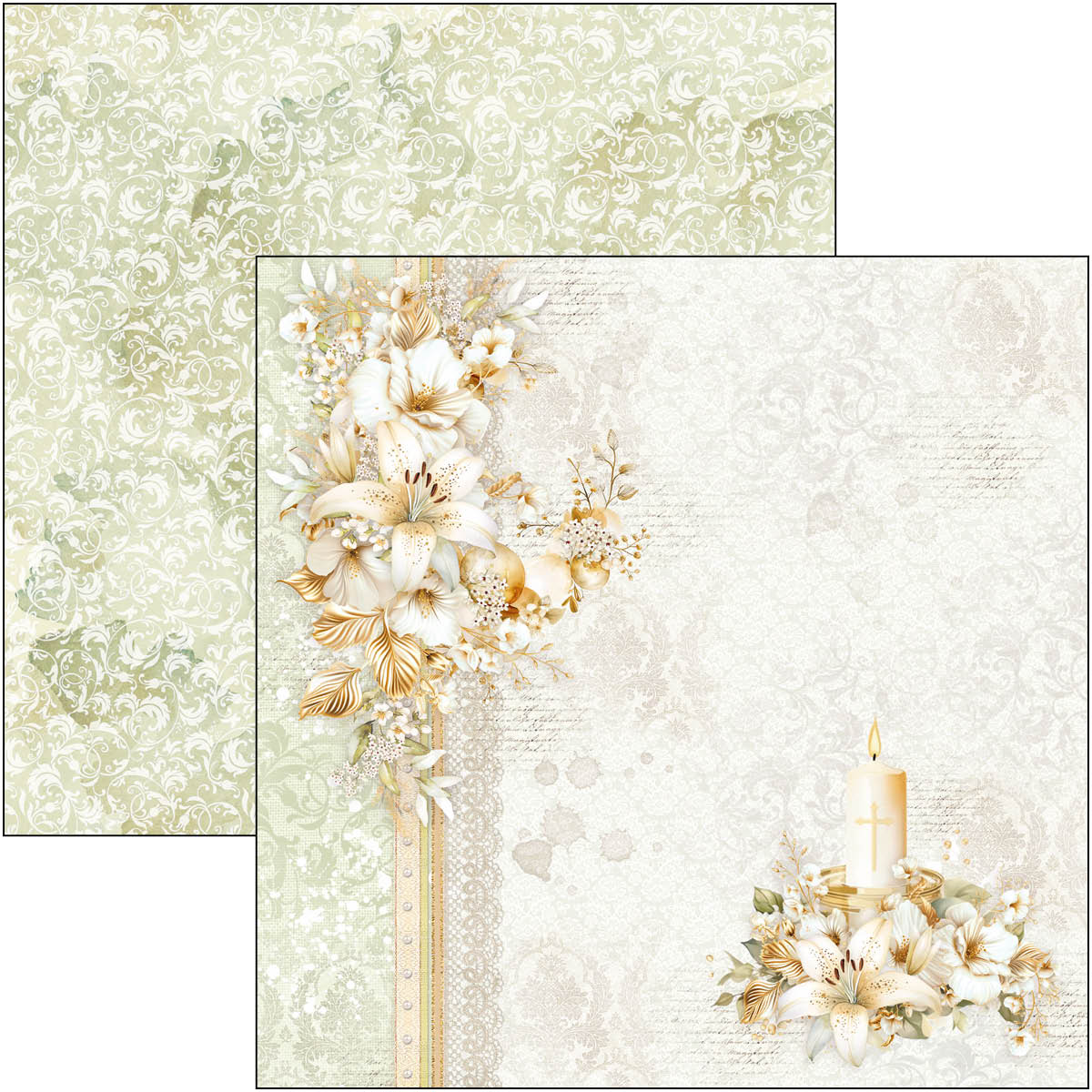 Bloc de papier Blessing Day 20,3x20,3cm 12 feuilles/paquet
