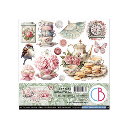 Timeless Moments  Fussy Cut Pad 6"x6" 24/Pkg