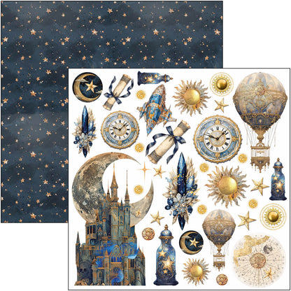 Celestial Fussy Cut Pad 6"x6" 24/Pkg