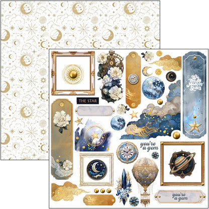 Celestial Fussy Cut Pad 6"x6" 24/Pkg