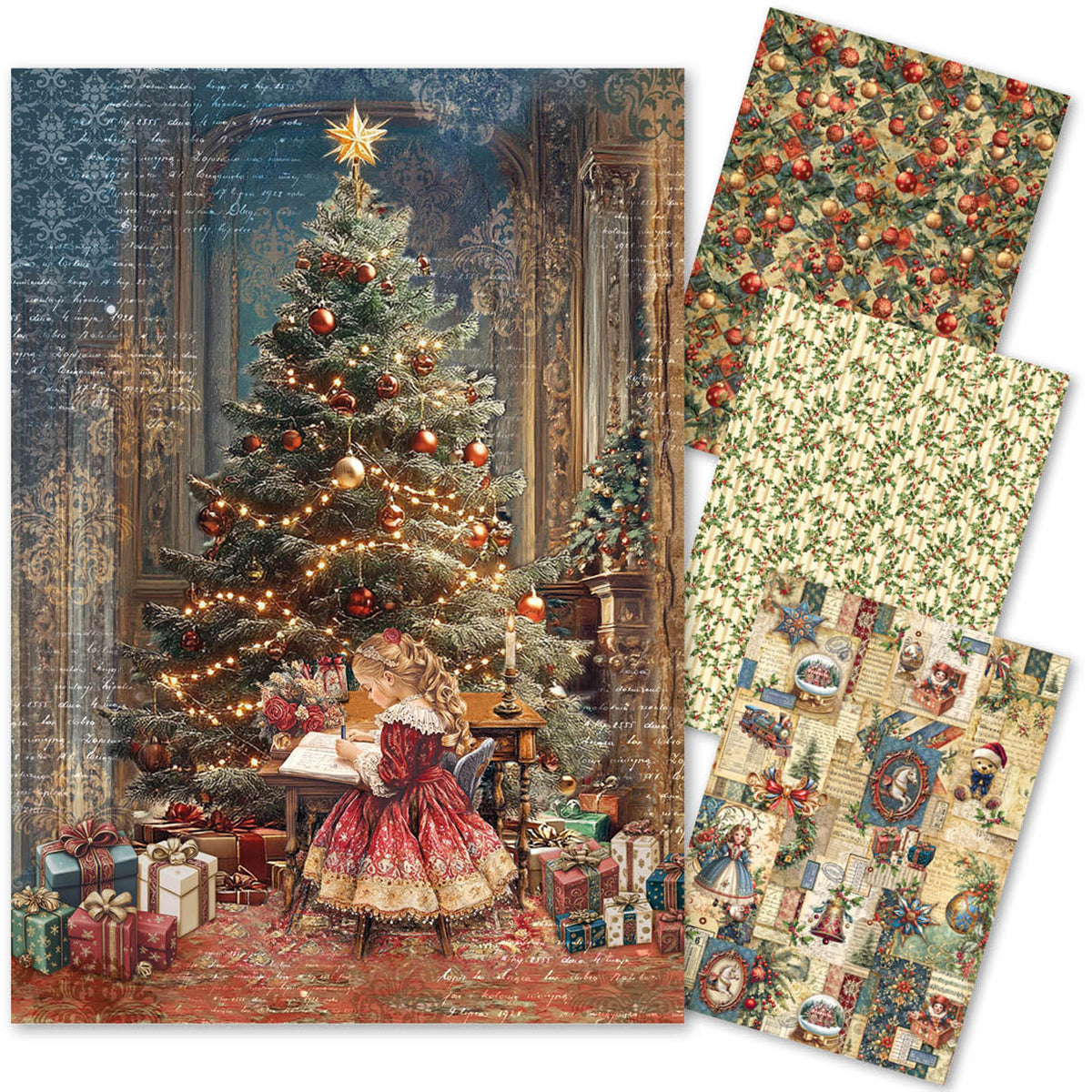 Papier de riz A4 ASSORTI 4/paquet Boutique de jouets
