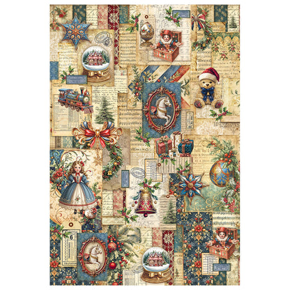 Papier de riz A4 ASSORTI 4/paquet Boutique de jouets