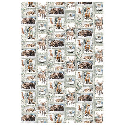 Rice Paper A4 MIXED 4/Pkg Forest Tales