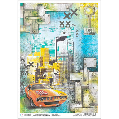 Papier de riz Ciao Bella A4 Circuit haute vitesse