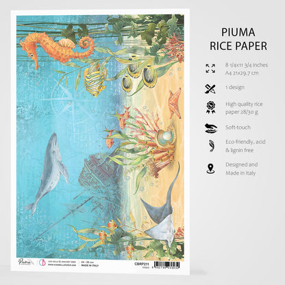 Ciao Bella Papier de Riz A4 Le Naufrage
