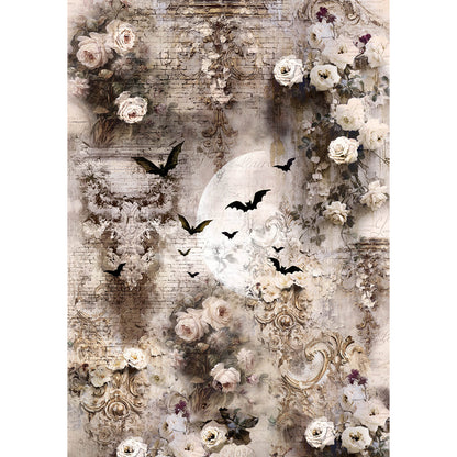 Papier de riz A5 ASSORTI 8 feuilles/paquet Dark Academia