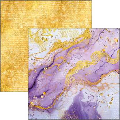 Bloc de papiers « Motifs éthérés » 30x30 cm 8 feuilles/paquet