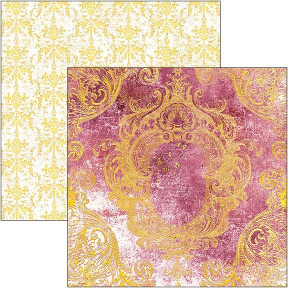 Bloc de papiers « Motifs éthérés » 30x30 cm 8 feuilles/paquet