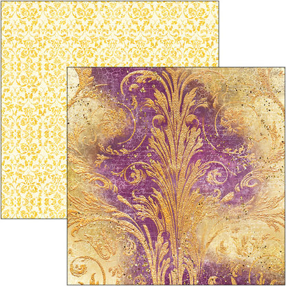 Bloc de papiers « Motifs éthérés » 30x30 cm 8 feuilles/paquet