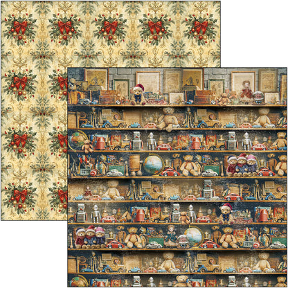 Bloc de motifs Les Jouets 30,5 x 30,5 cm 8 pces