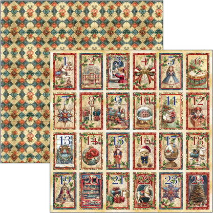 Bloc de motifs Les Jouets 30,5 x 30,5 cm 8 pces