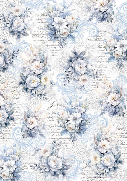 Motifs papier Vélin Minuit Magique A4 6/paq.