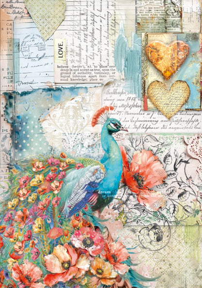 Bloc de papiers à motifs Majestic Dream Vélin A4 6 feuilles/paquet
