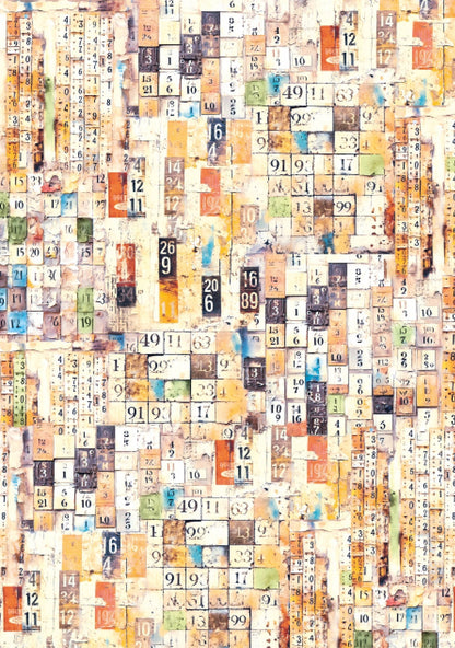 Bloc de papiers à motifs Majestic Dream Vélin A4 6 feuilles/paquet
