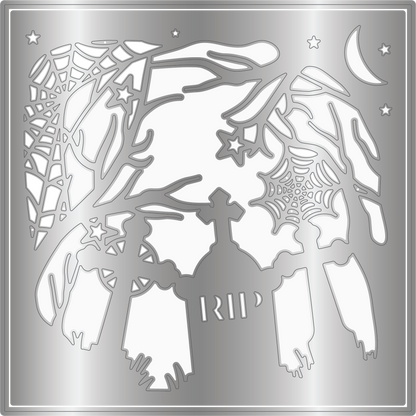 Crafter's Companion matrices de découpe Créer une carte - Cimetière hanté