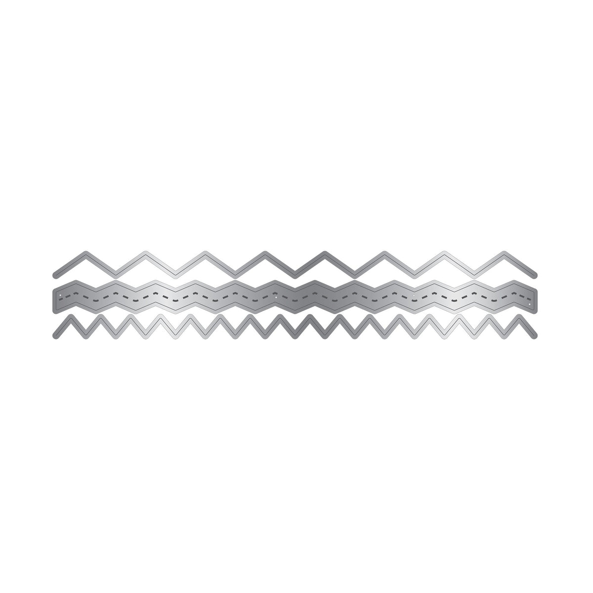 Crafters Companion Matrice de découpe métallique Edgeable - Zigzag