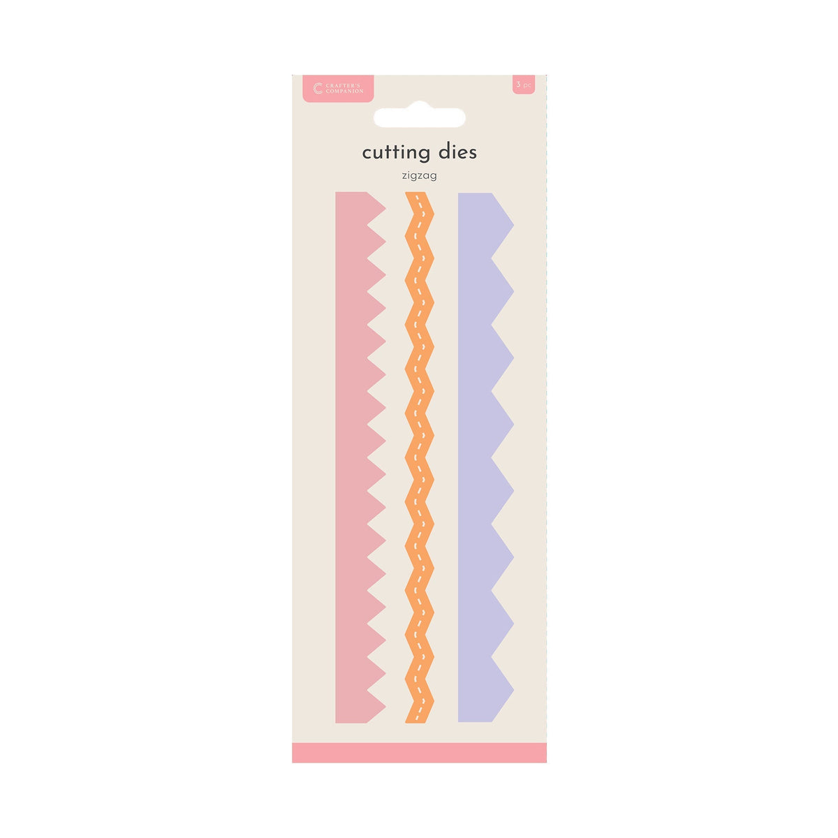 Crafters Companion Matrice de découpe métallique Edgeable - Zigzag
