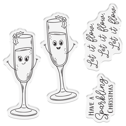 Crafter’s Companion Photopolymer Stamp - Have a Sparkling Christmas 