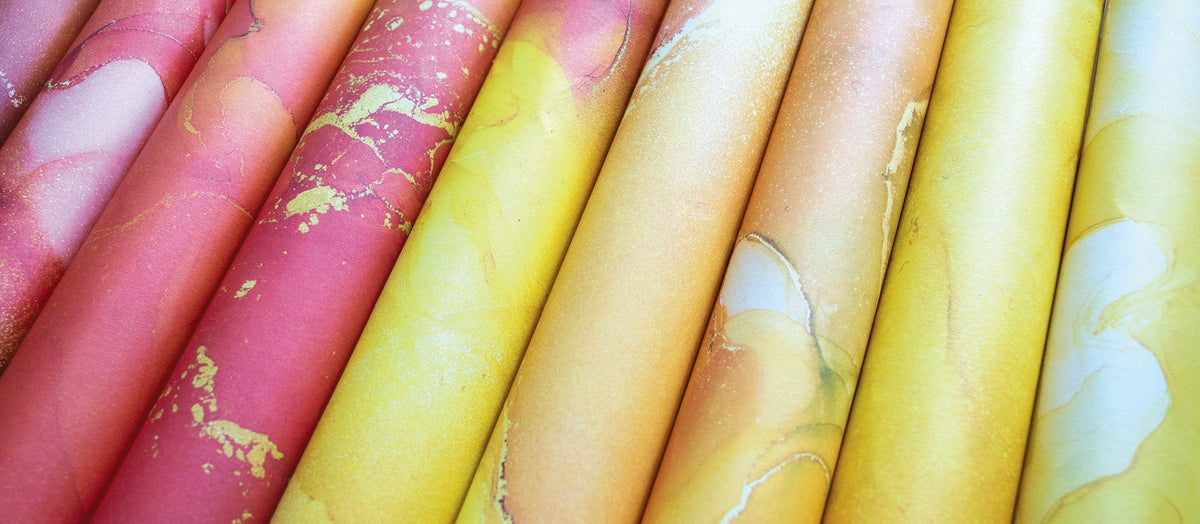 Bloc de papiers Premium Craft Consortium Ink Drops - Sunset 6x6