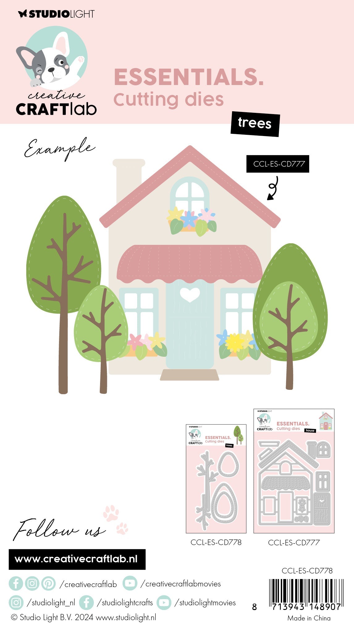 CCL Matrice de découpe Arbres Essentiels 5 pièces