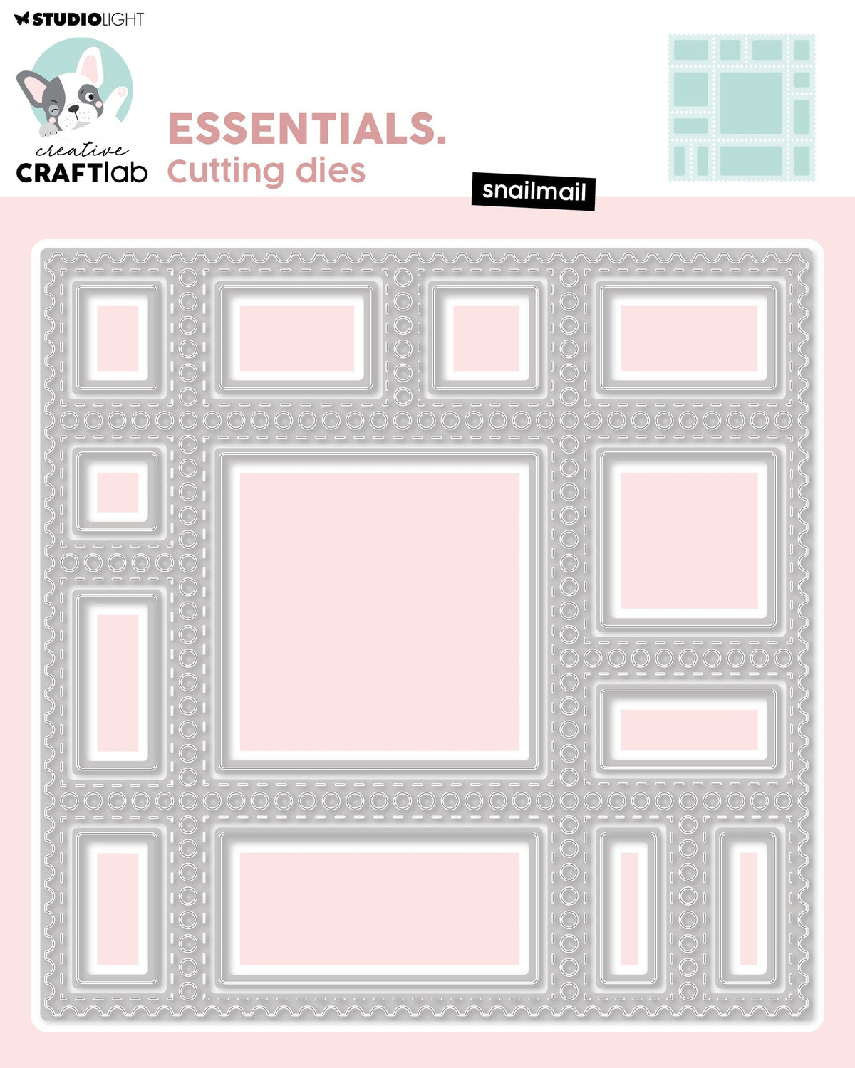 CCL Matrice de découpe Snailmail Essentials 14 pièces