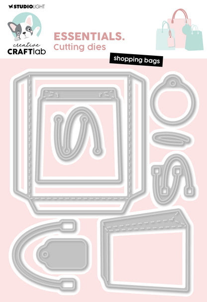 CCL Cutting Die Shopping Bags Essentials 9 PC