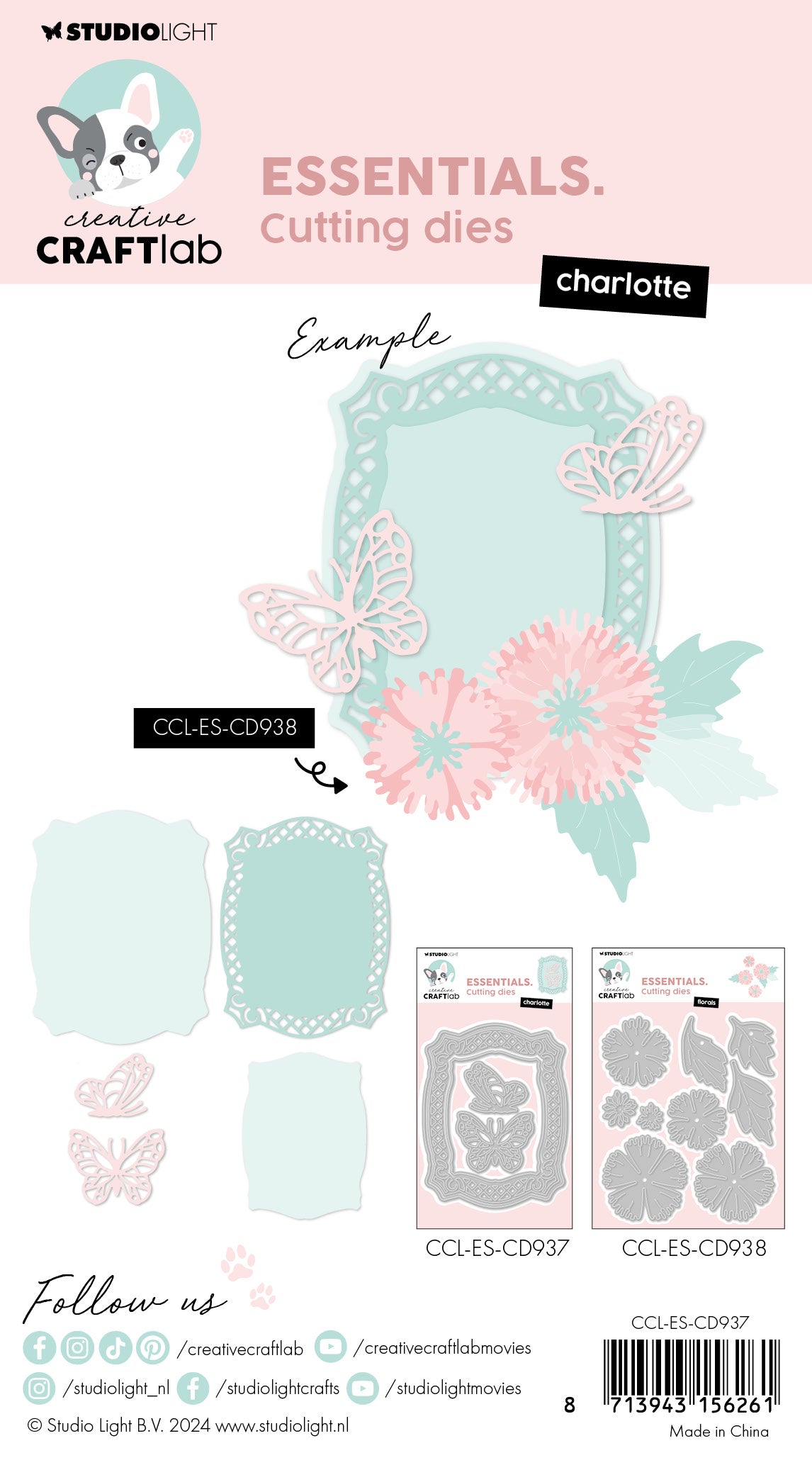 CCL matrices de découpe Charlotte Essentials 5 pc