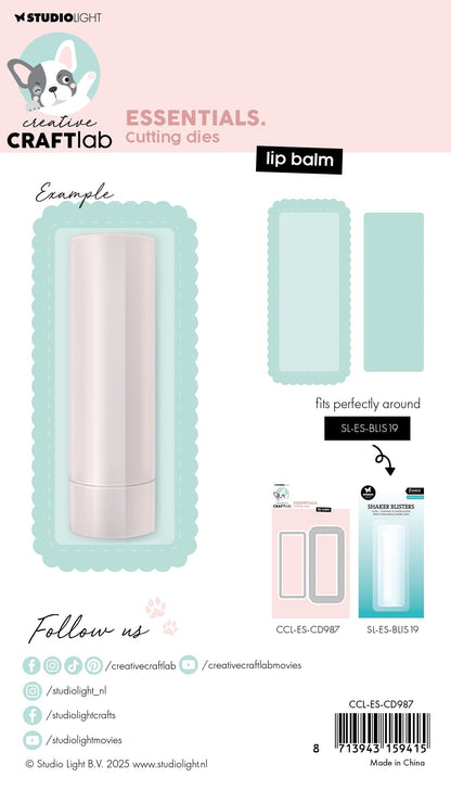 CCL Coupe-matrice baume à lèvres Essentiels 2 Pièces