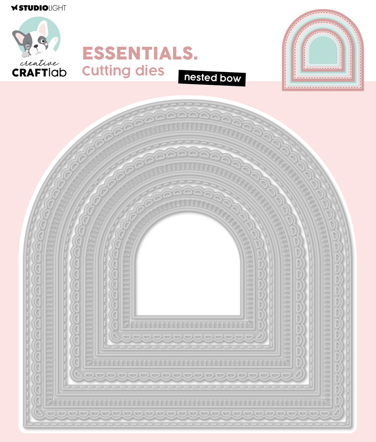 CCL Matrice de découpe Essentiels de nœud emboîtables 12 pièces