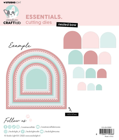 CCL Matrice de découpe Essentiels de nœud emboîtables 12 pièces