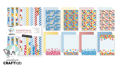 Bloc de Papier de Créateur CCL Speak Emoji Essentials 24 Feuilles