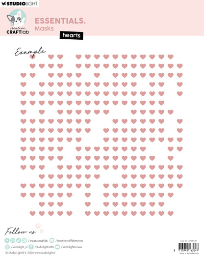 CCL Masks Hearts Essentials 1 Piece