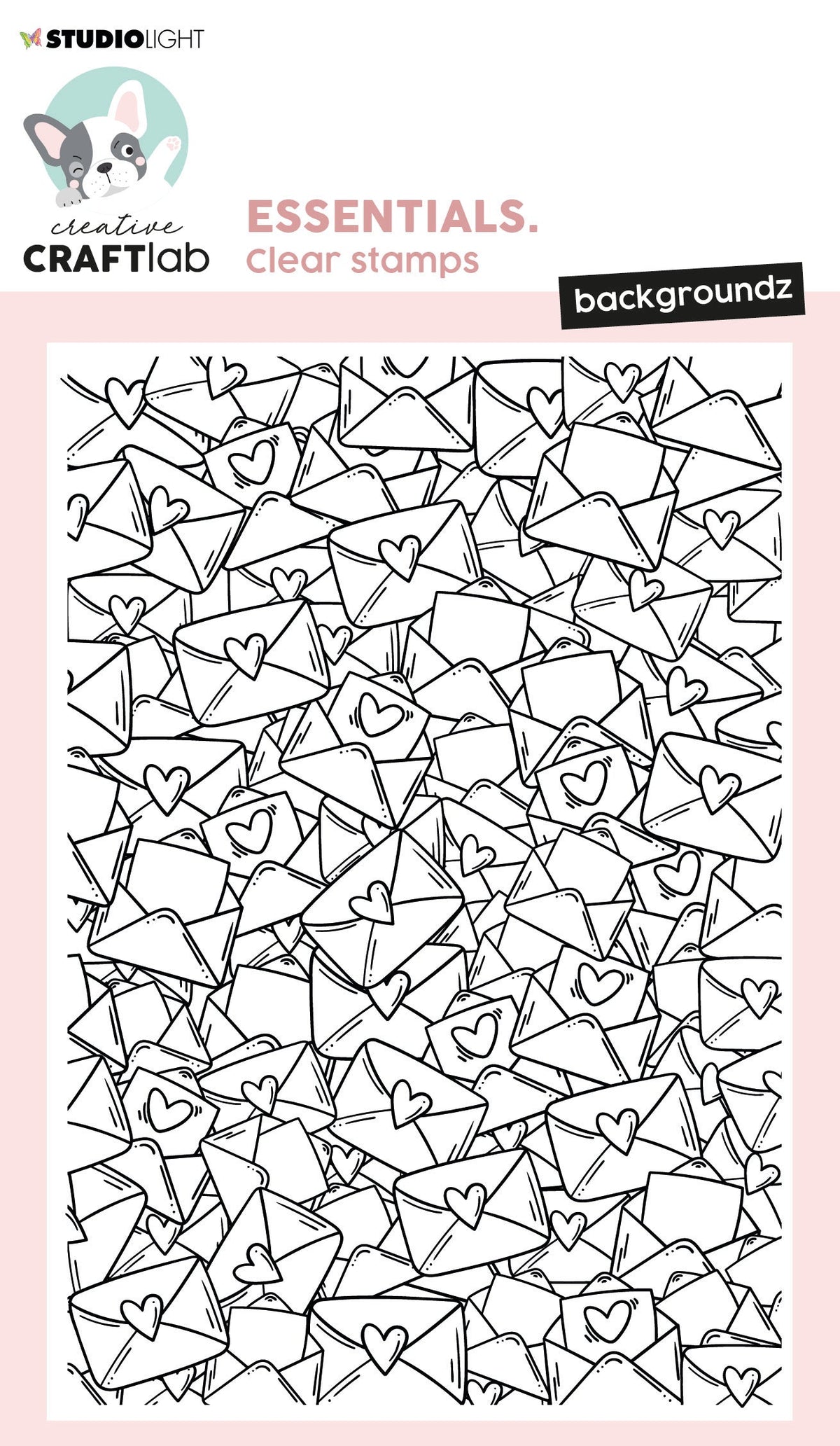 CCL Tampon transparent Backgroundz Essentials 148x105x3mm 1 pièce n°435