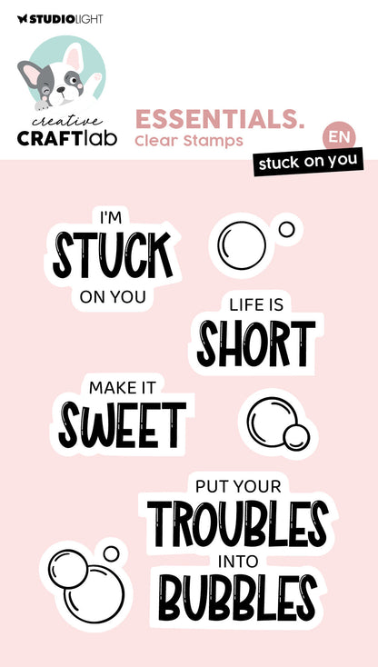 CCL Tampon transparent Stuck On You Essentials 7 pièces
