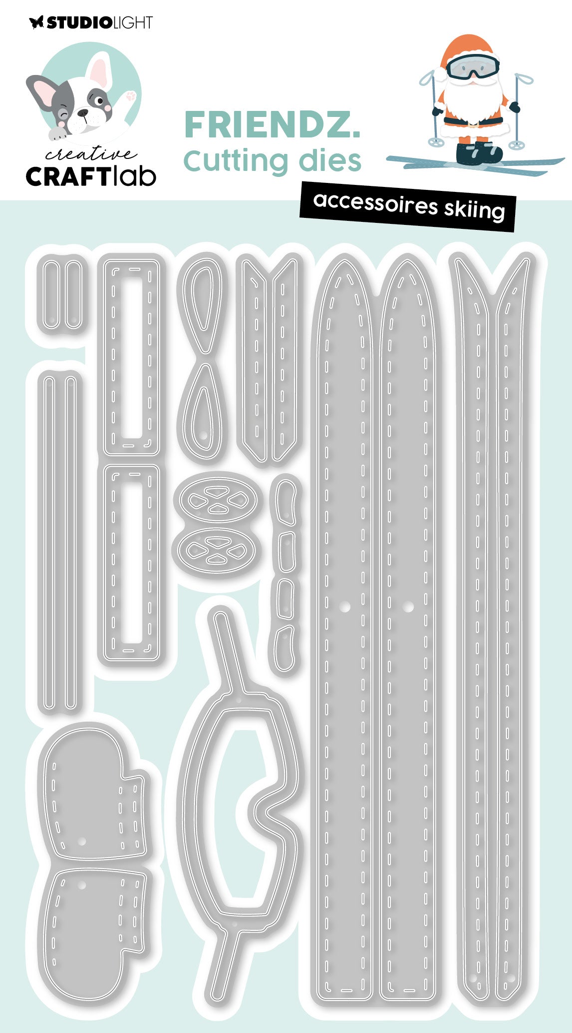 Matrices de coupe CCL Accessoires Skiing Friendz 11 Pcs