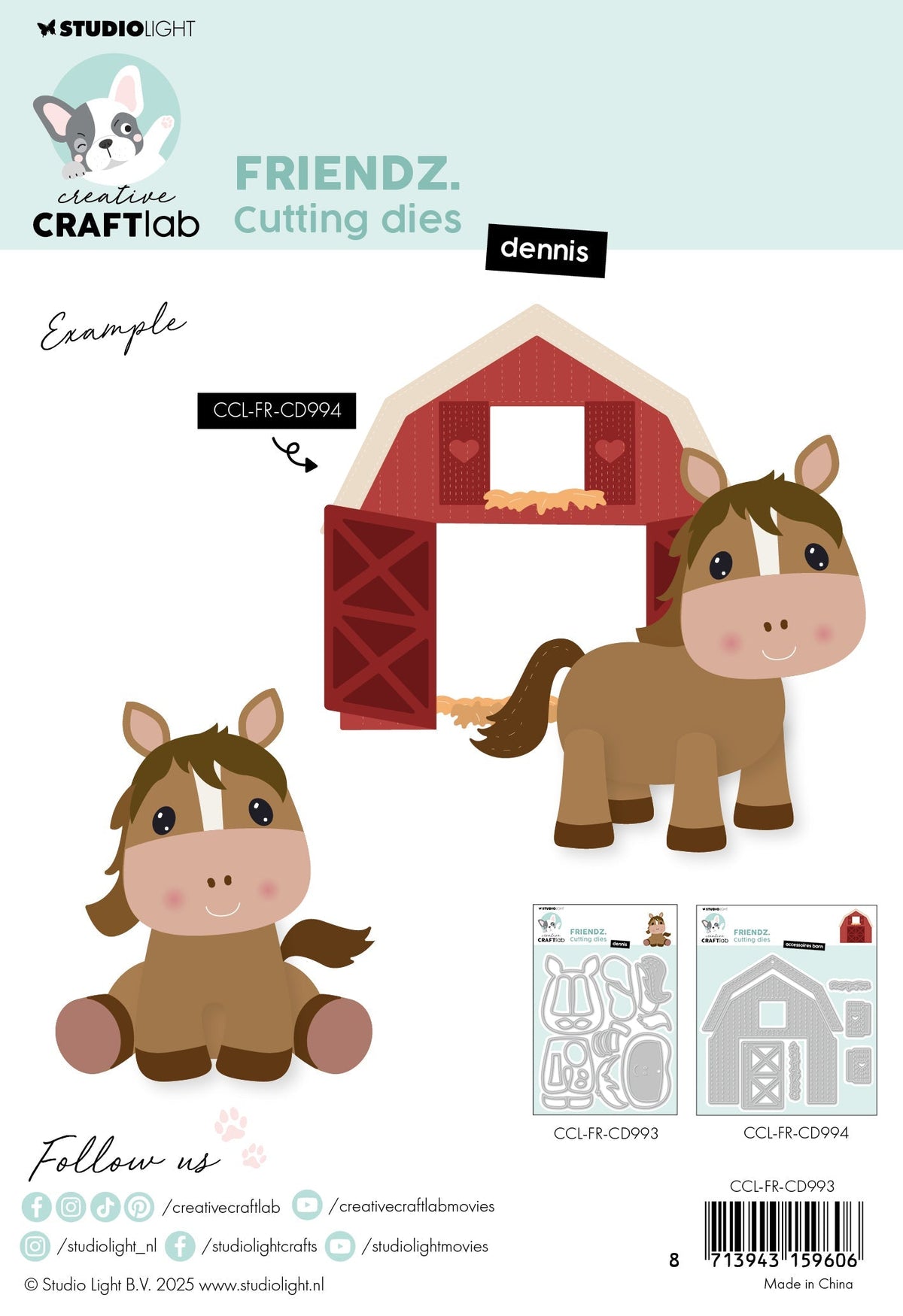 CCL Cutting Die Dennis Friendz 14 PC
